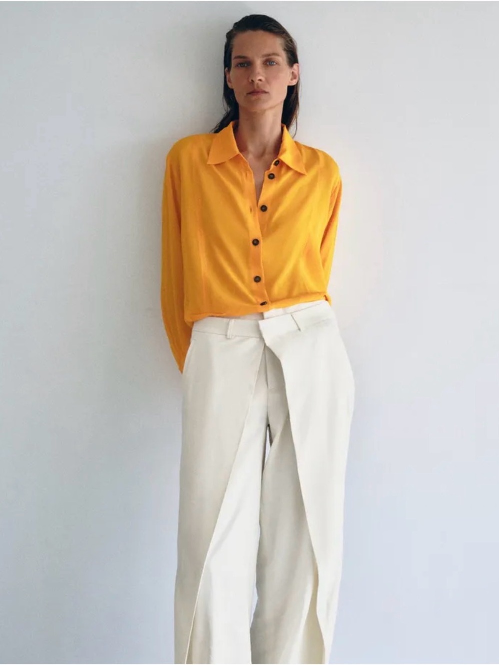 Zara - ZW COLLECTION FRONT PLEATED PANTS